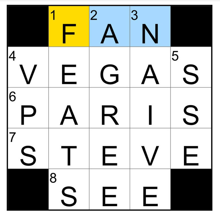 Today's NYT Mini Crossword Answers for Sunday, Sept. 14