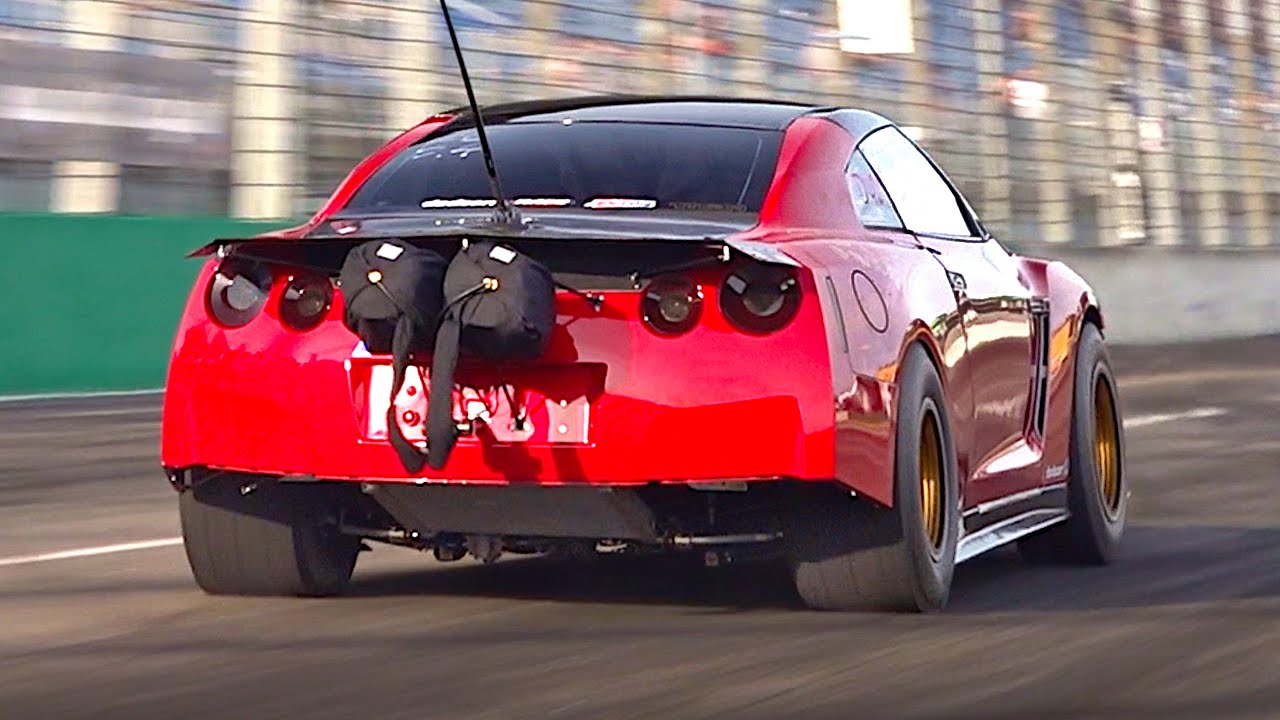 3000hp Nissan GT-R R35: Zkušební jízda na čtvrtmíli