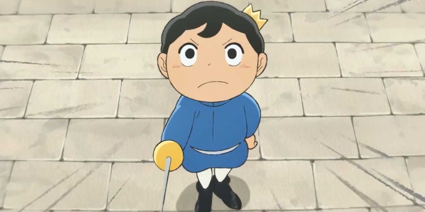 Prince Bojji is determined and ready to sword fight in the Ranking of Kings anime.