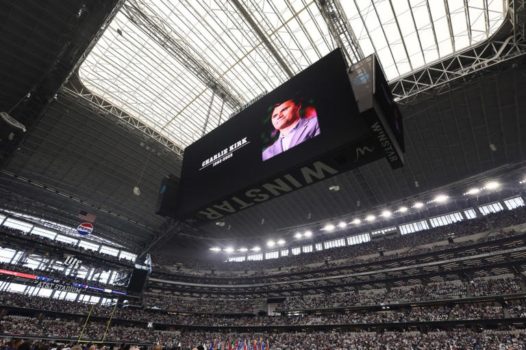 The Cowboys also recognized Kirk before their game against the Giants. Getty Images