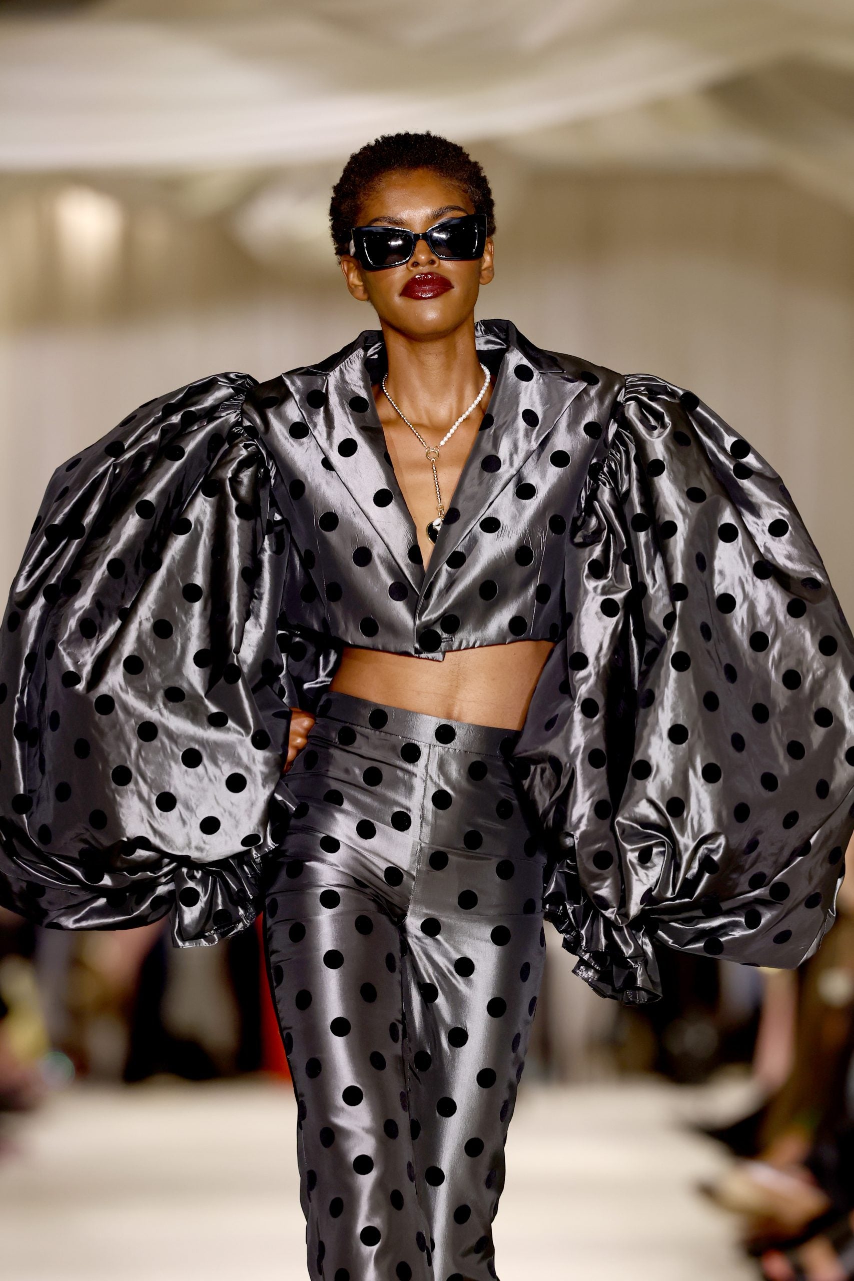 Lacy Redway’s “Liquid Waves” Took Center Stage At Christian Siriano