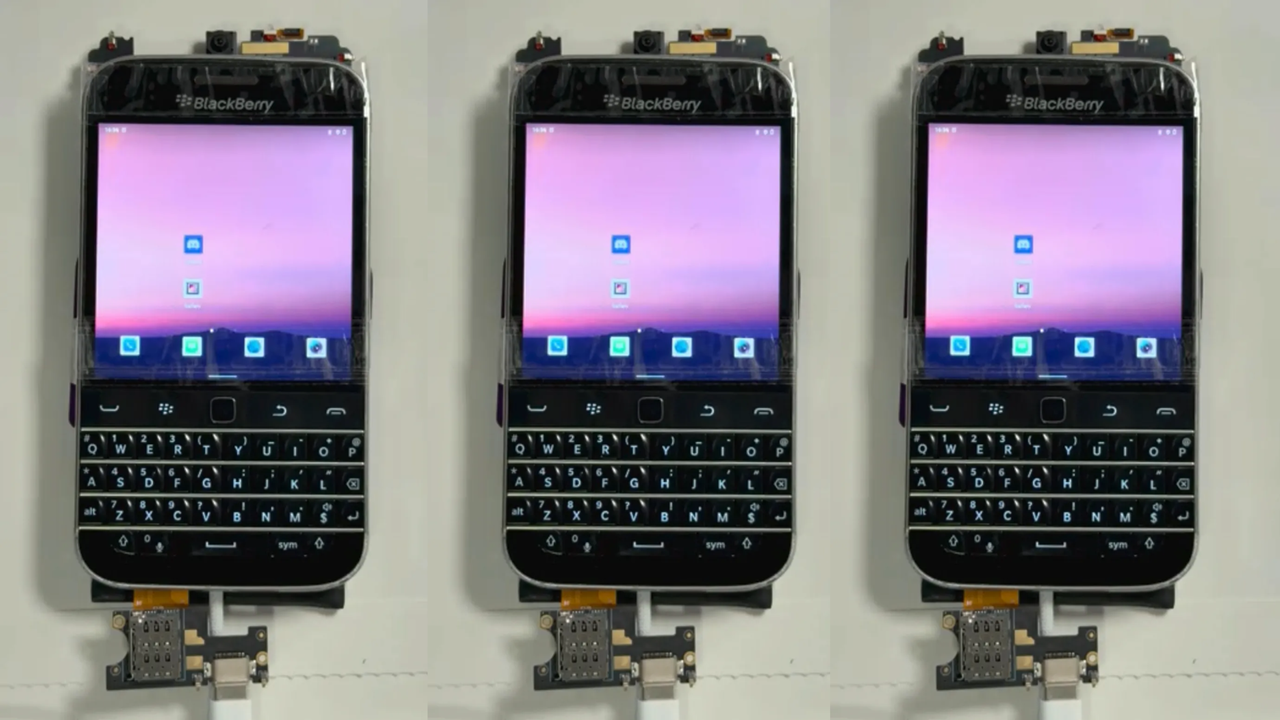 Another BlackBerry-inspired keyboard-equipped smartphone set to
