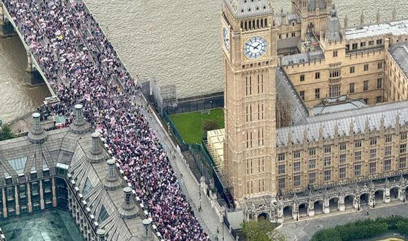 Tommy Robinson protest: How many people attended the march?
