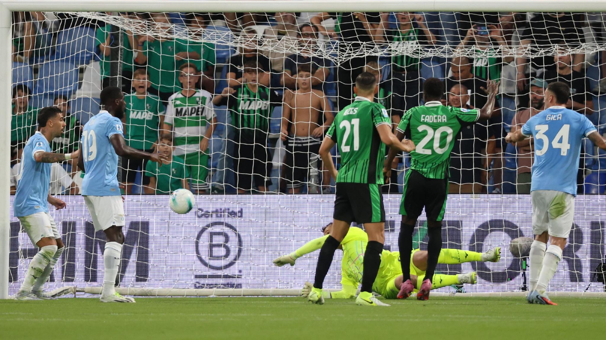 SASSUOLO-LAZIO 1-0: FIDUCIA PER IL DERBY