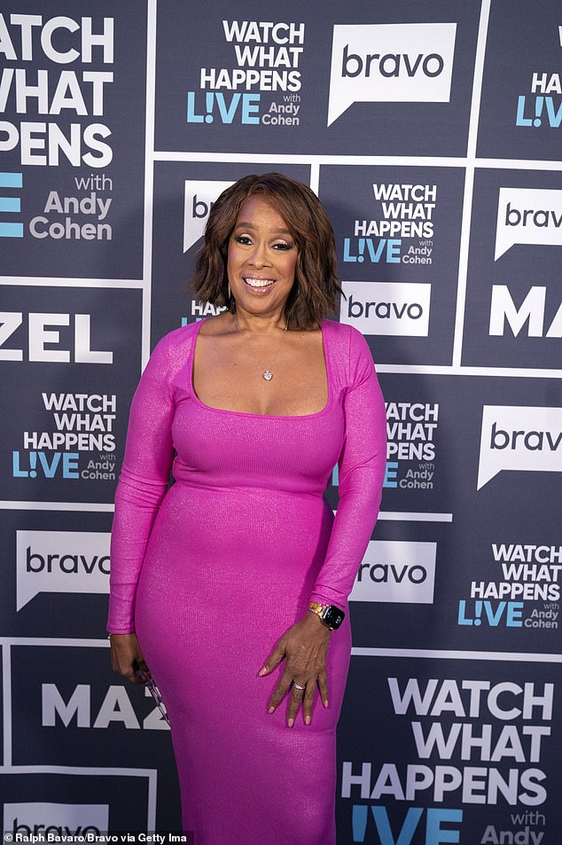 Gayle, pictured 2022, has been candid about her weight struggles over the years