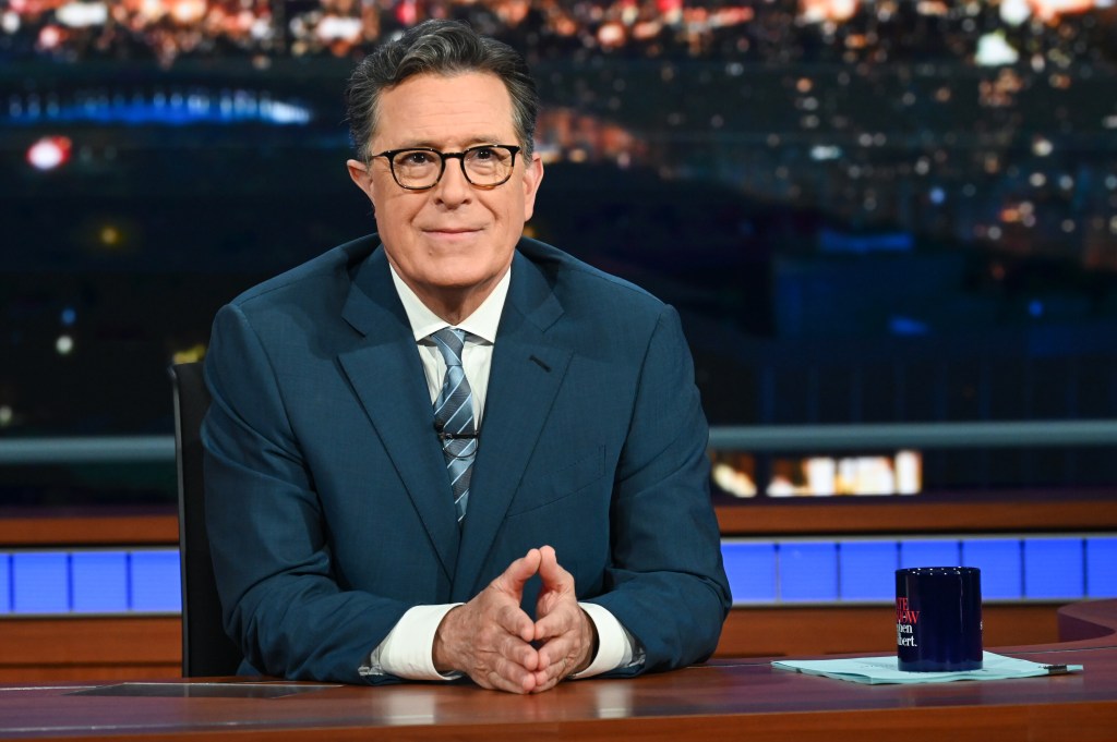 Colbert announced in July that CBS was cancelling “The Late Show.” CBS via Getty Images