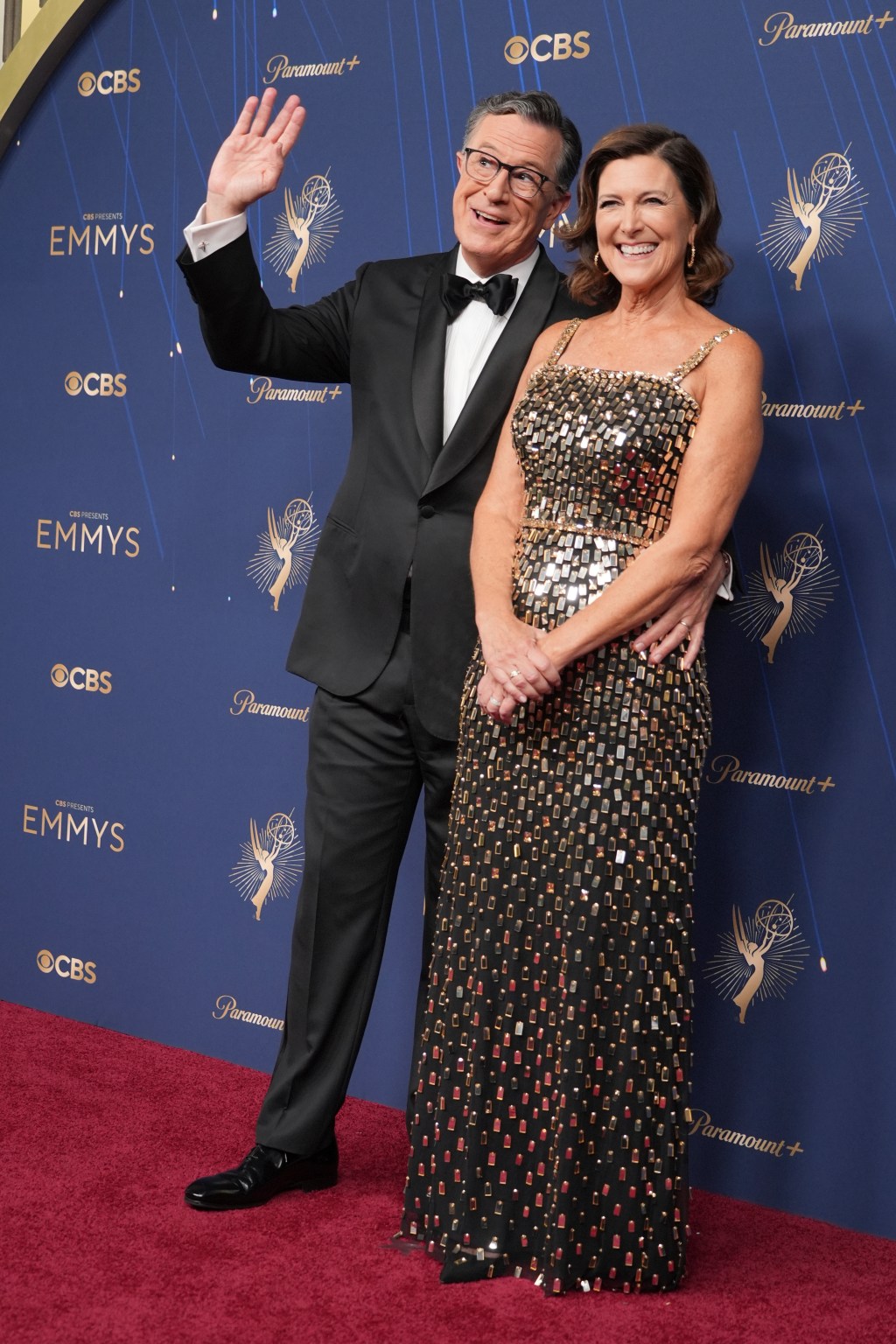 Colbert is up for an Emmy for his talk show. Jae C. Hong/Invision/AP