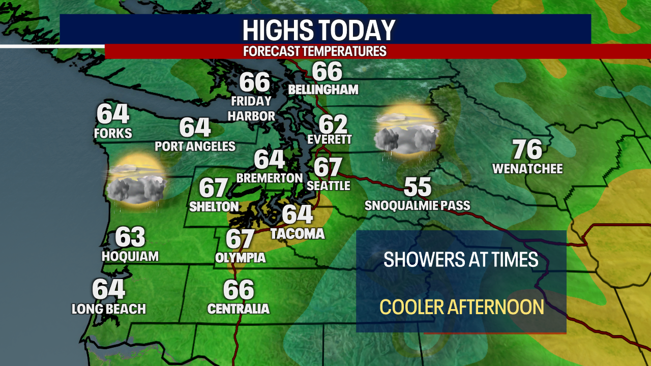 Toasty hazy weather in Seattle on Tuesday Toasty hazy weather in Seattle on Tuesday