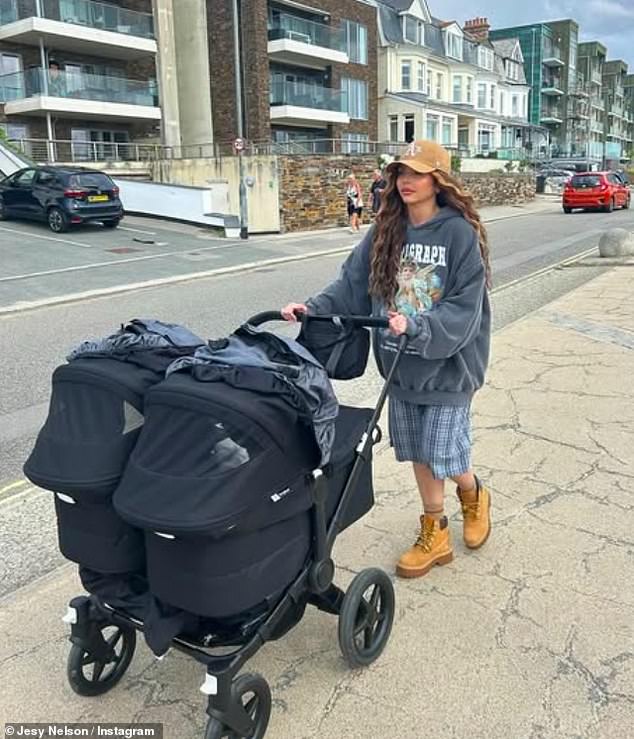 Jesy Nelson and her partner Zion Foster share sweet snaps with their
