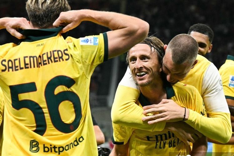 Modric Tak Pernah Tua, Milan Dikaruniai Keberuntungan