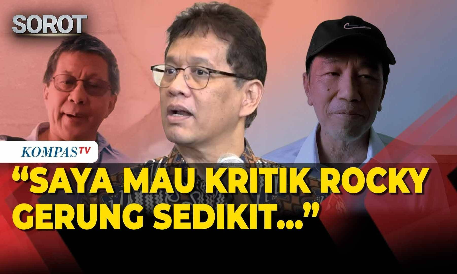 Tertawa di Tengah Kritik, Menkeu Purbaya Komentari Rocky Gerung tentang Ekonomi Jokowi