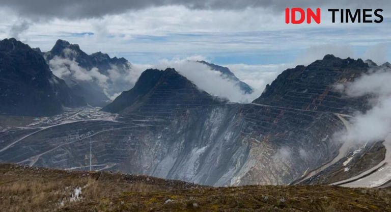 Penampakan Grasberg Mine milik PT Freeport Indonesia (IDN Times/Wahyu Kurniawan)