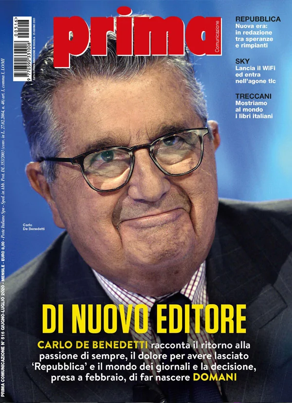Carlo De Benedetti: “Lascio il ‘Domani’ a una fondazione con una dote di 4 milioni”