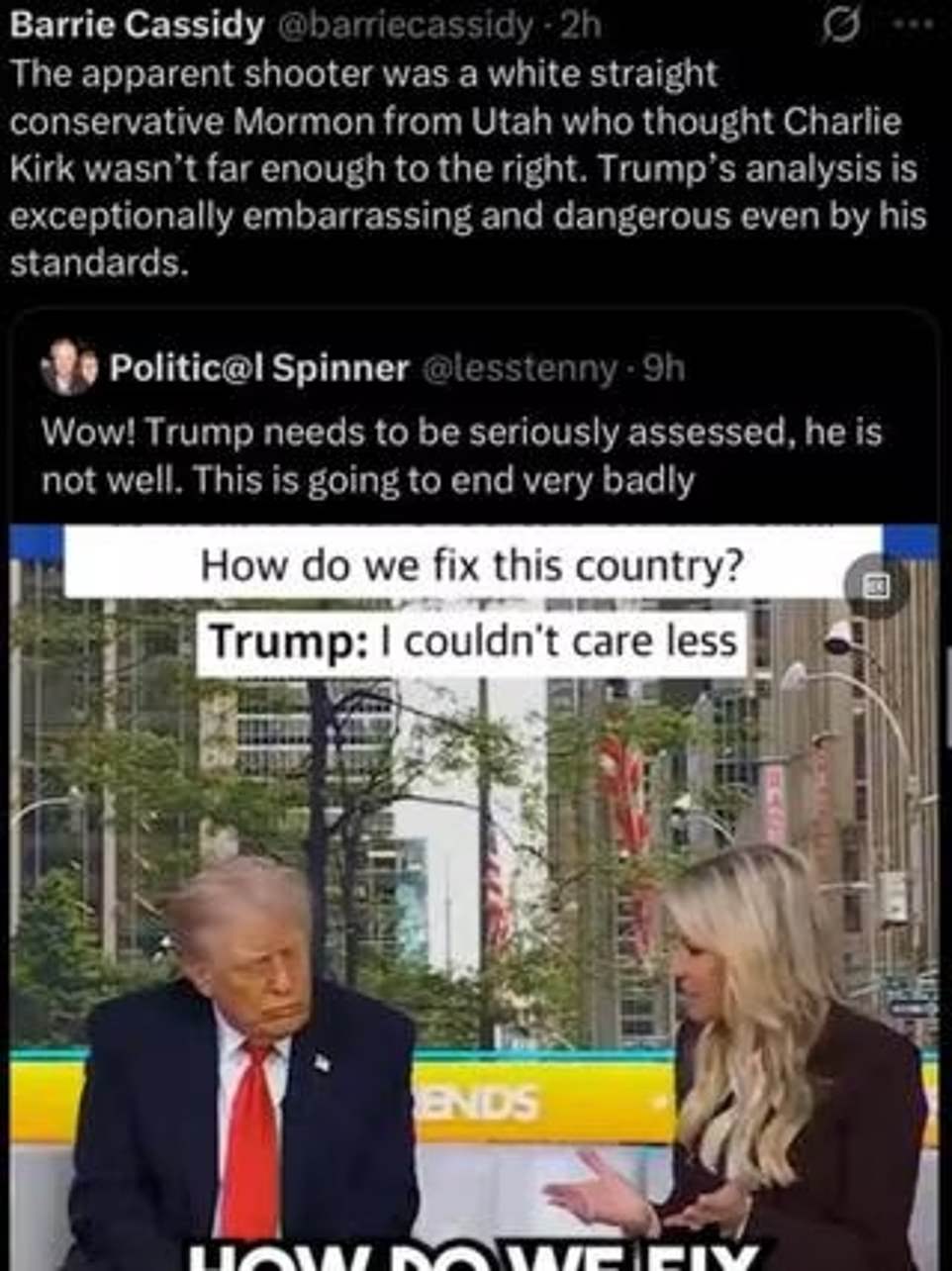 ABC star accused of spreading false news about Charlie Kirk's killer