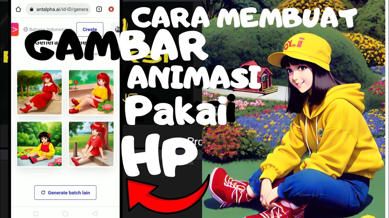 Cara Membuat Gambar Animasi 3d Ai Dengan Hp Antalpha Ai