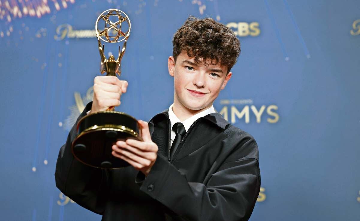 El británico Owen Cooper, el actor más joven en ganar un Emmy. Foto: AFP, AP y EFE