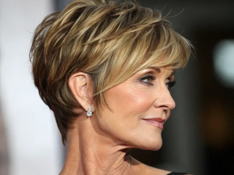 2. Short Layered Cut with Volume on Top