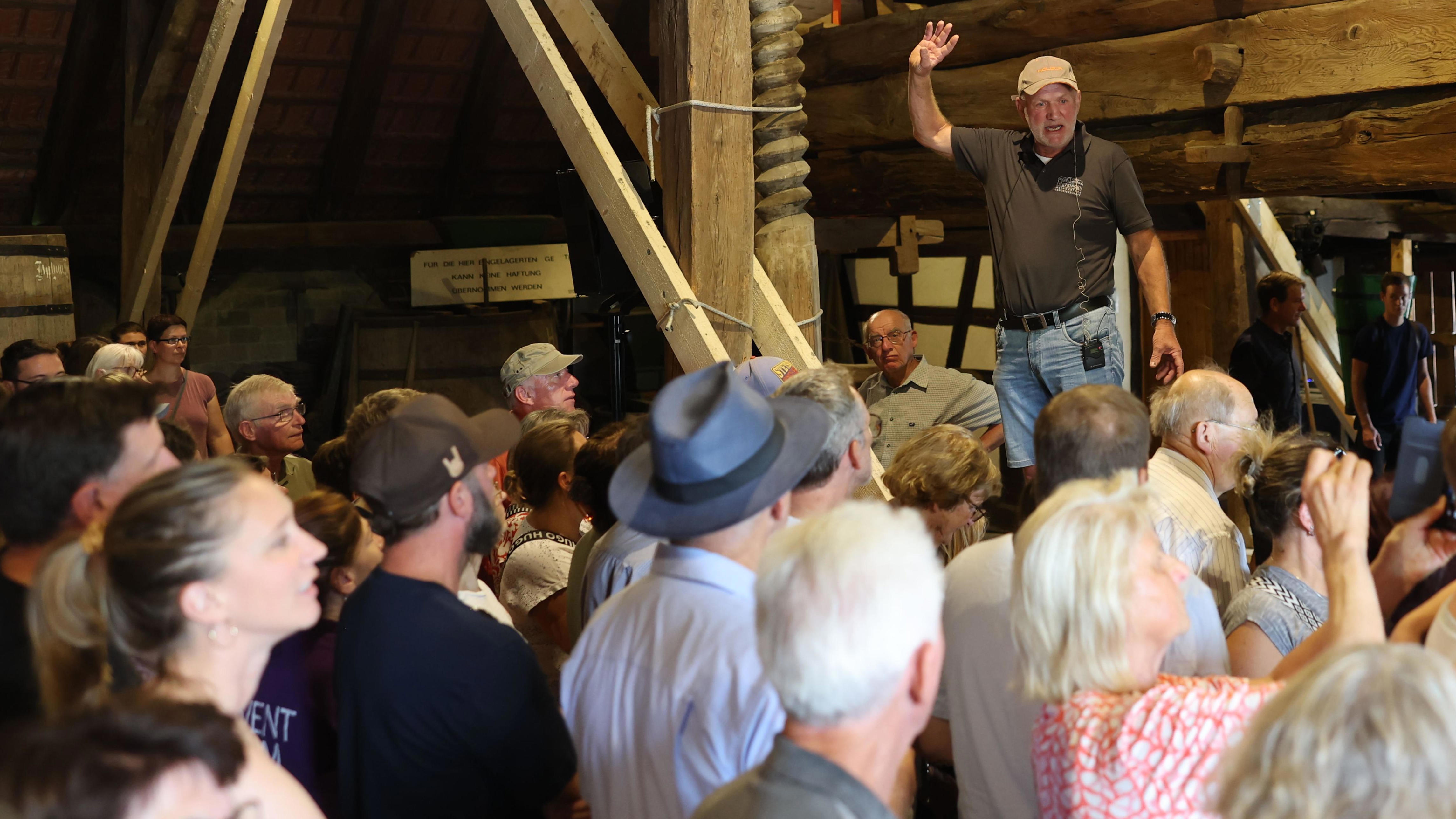 Eine der ältesten Baumpressen Deutschlands: So haben schon Mönche im ...