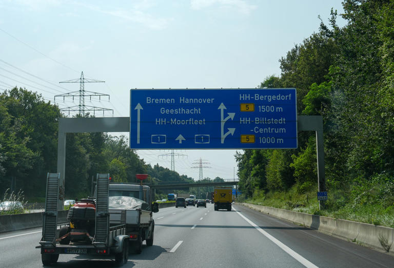 Vollsperrung A1 Richtung Hamburg