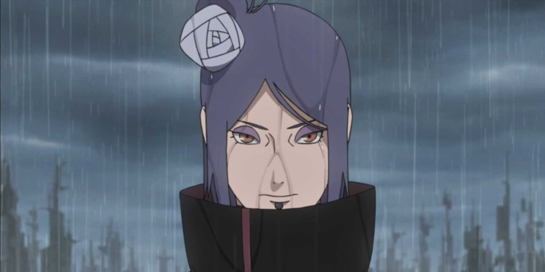Konan of Akatsuki in Naruto Shippuden