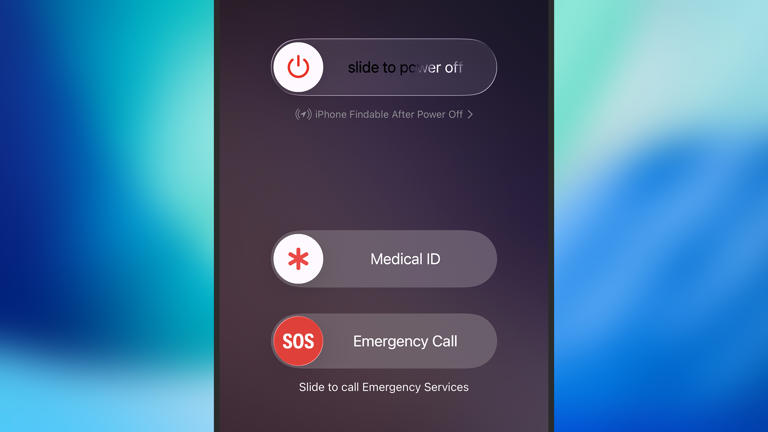 An emergency call can be made with the power and volume down buttons. Screenshot: Apple