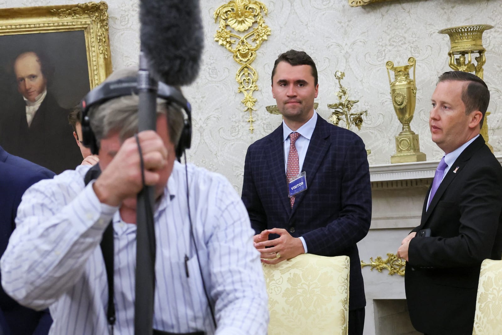 Security for 'known guest' at Charlie Kirk memorial arrested with fake ...
