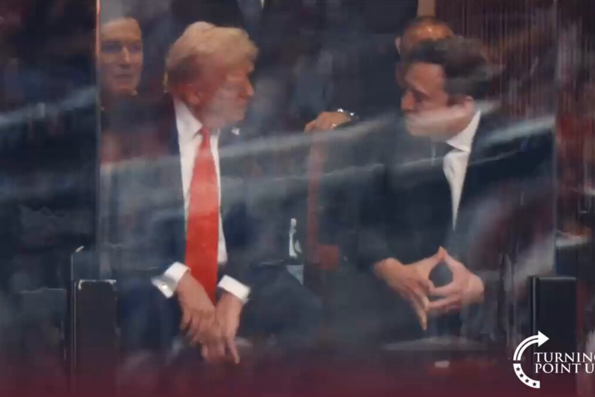 Watch: Donald Trump and Elon Musk shake hands as pair reunite at ...