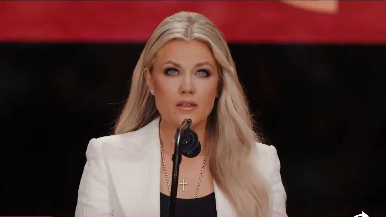 Erika Kirk Breaks Silence At Charlie Kirk's Funeral, Says 'They Killed Him  Because Of His Patriotism'