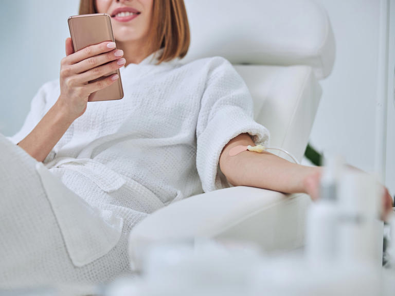 NAD IV drips are marketed as the fastest, most effective way to “refuel” your cells (Getty/iStock)