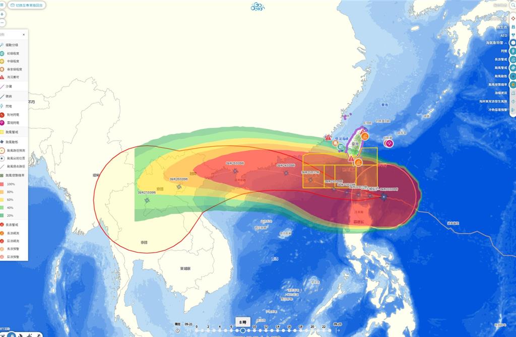 樺加沙逼近！長浪先行 海洋研究院：注意長浪風險
