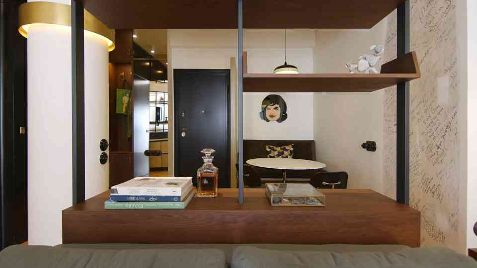 View of Retro Chic Athens Small Apartment 48sqm/516sqft