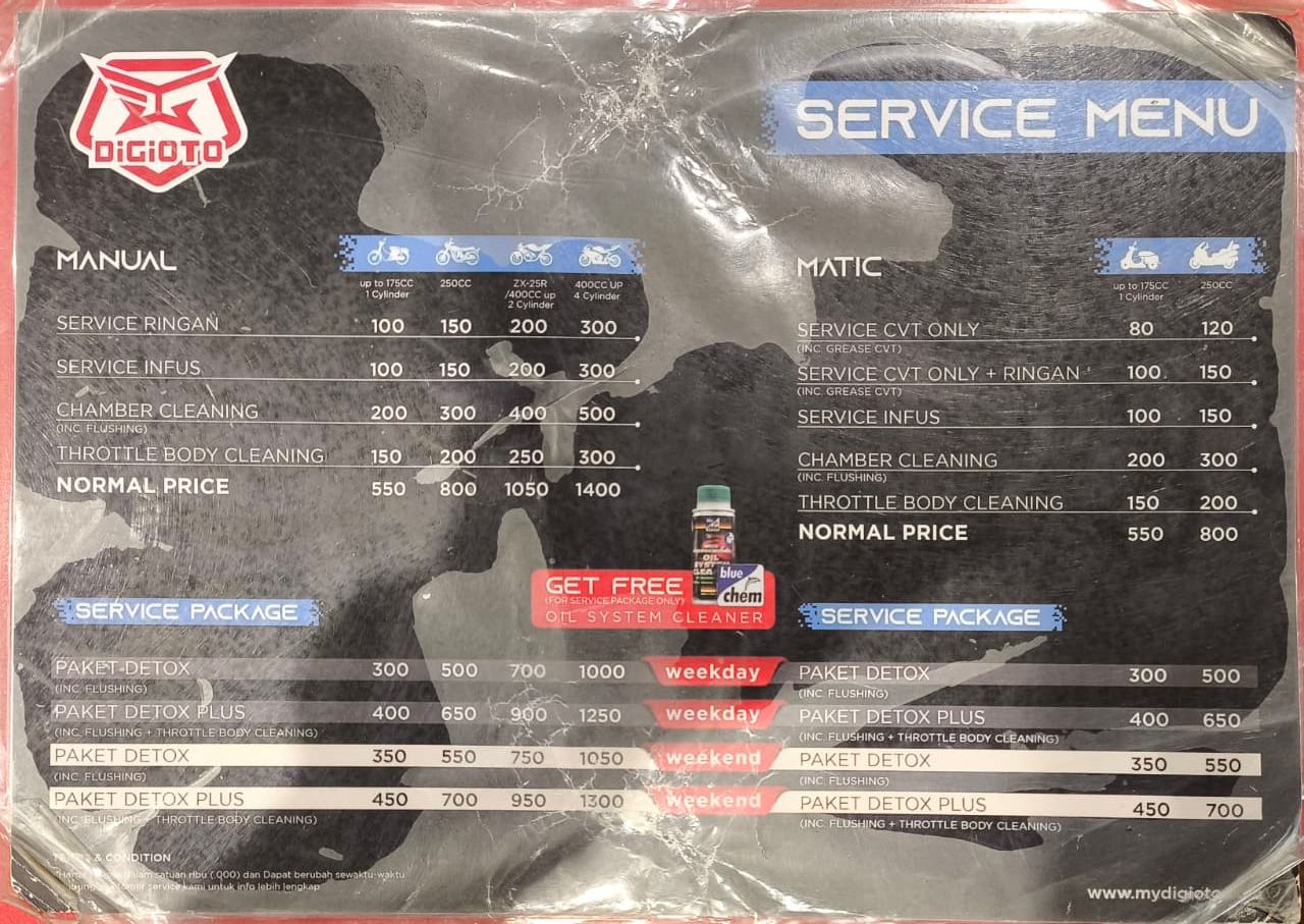 Servis Detox untuk Motor, Ini Keunggulannya