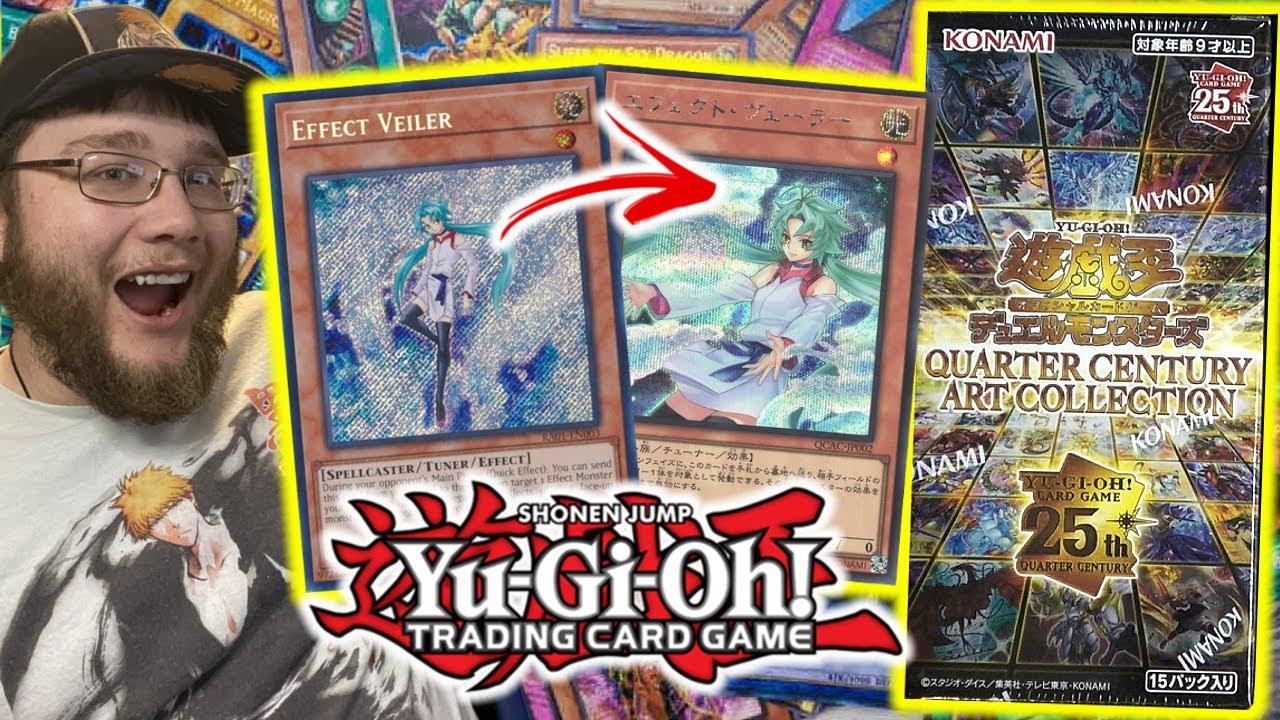 Yu-Gi-Oh quarter century art collection box opening and card showcase