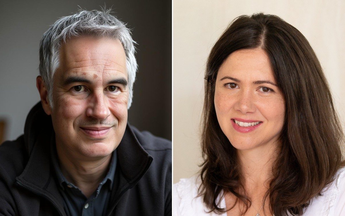 Nutrition and metabolism scientist Dr Kevin Hall and health journalist Julia Belluz - Katarina Lindbichler