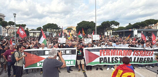 Lunedì 'nero' per trasporti e scuole. Cortei in molte città per Gaza