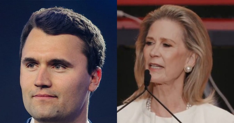 Rebecca Dunn shocks audience at Charlie Kirk memorial but was her first