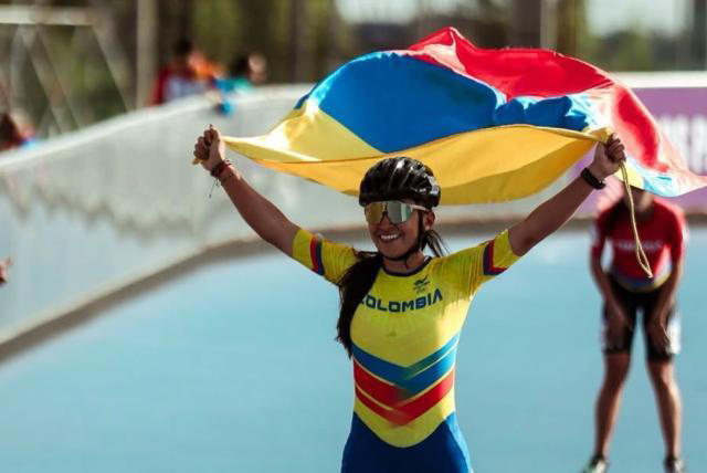 La patinadora colombiana, Camila Giraldo