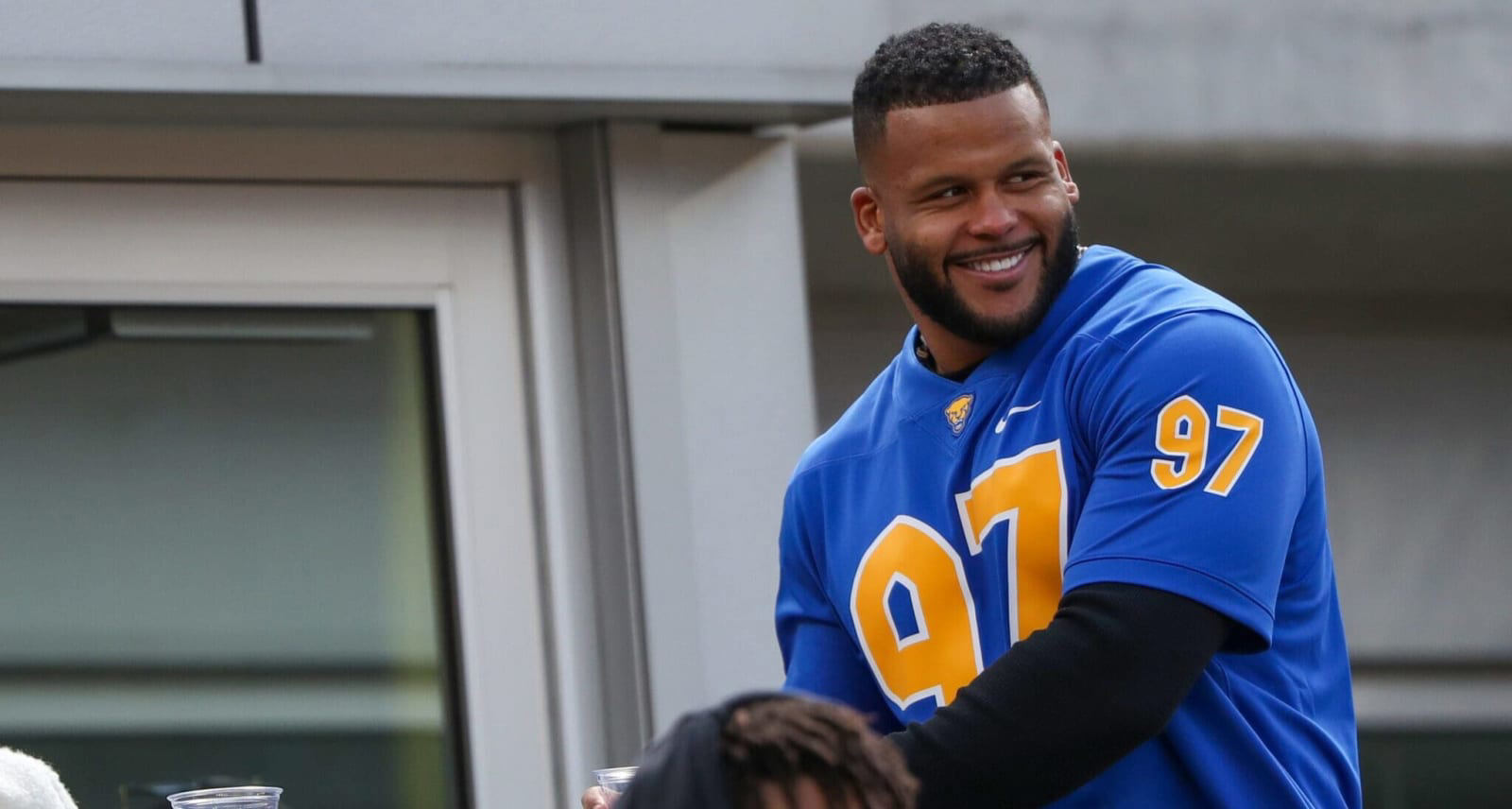 Pitt to Retire Legend Aaron Donald s No 97 Pitt to Retire Legend Aaron Donald s No 97