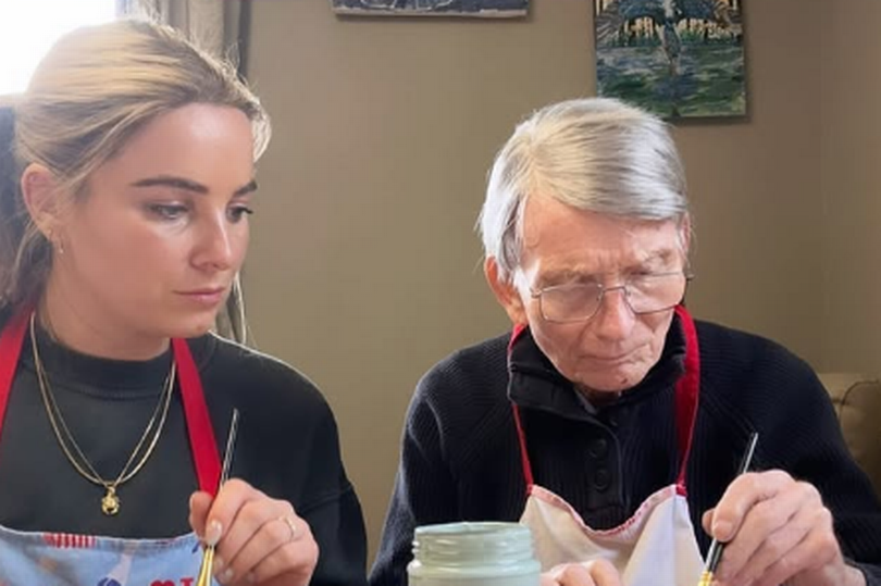 Sian Welby and Dad
