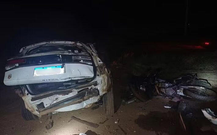 Acidente deixa oito pessoas mortas na BR-153, sendo seis da mesma família. Foto: Reprodução/Rede Social