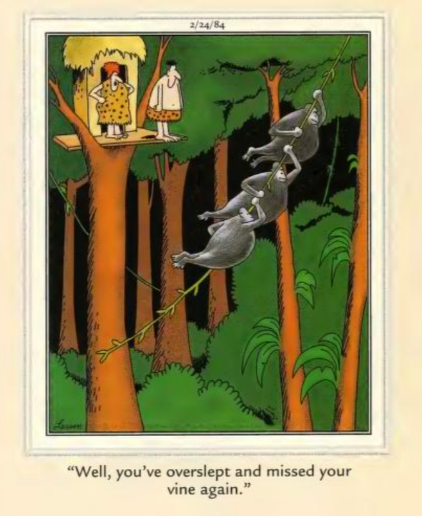 The Far Side Tarzan Vine