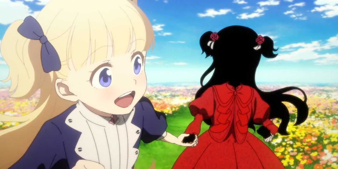 Emiiico grabs Kate's hand as they run in the Shadows House 2nd opening.