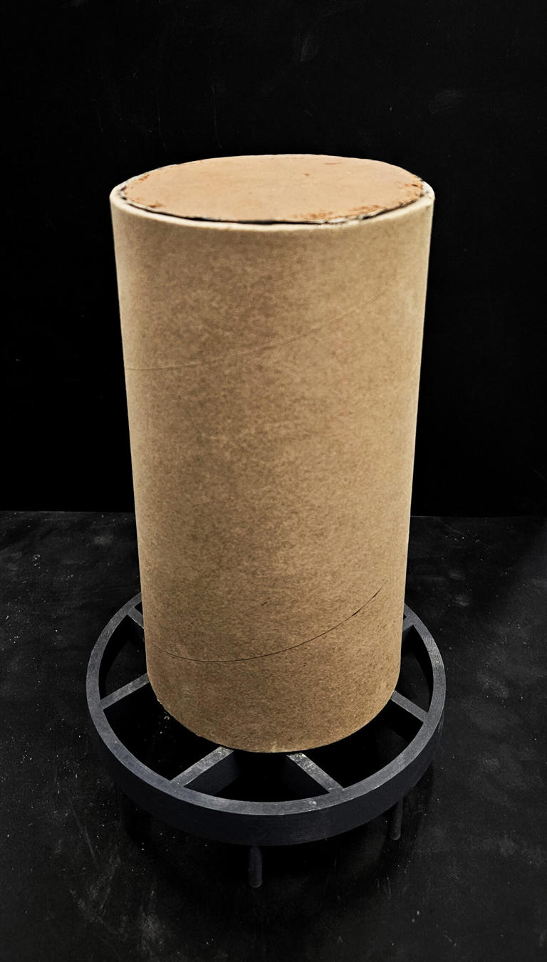 Cardboard and earth combine to create low-carbon alternative to concrete