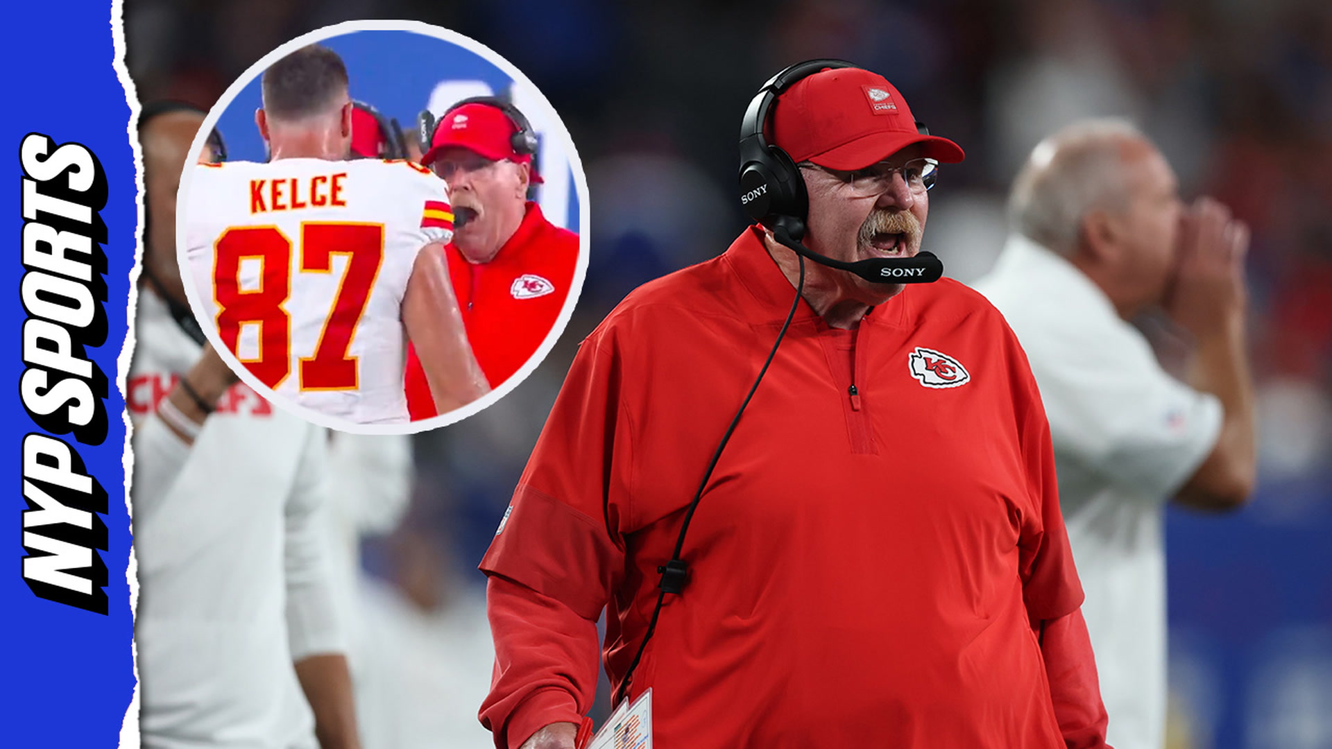 What Andy Reid REALLY thought of fiery Travis Kelce moment in Chiefs' win  over Giants. | Watch