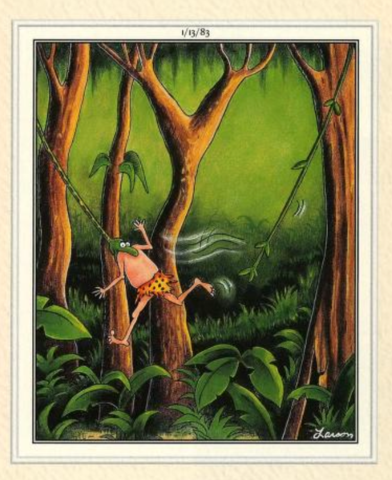 The Far Side Tarzan Snake