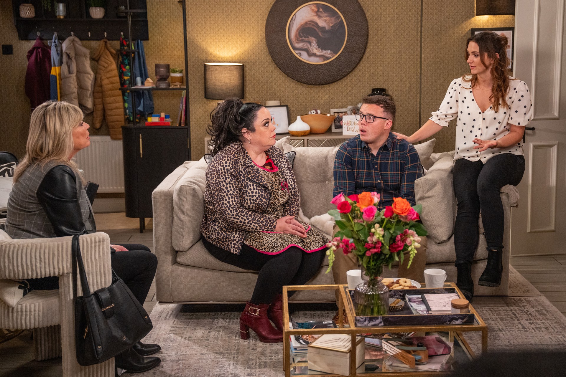 Kim is initially opposed to Thomas’ adoption (Picture: ITV)