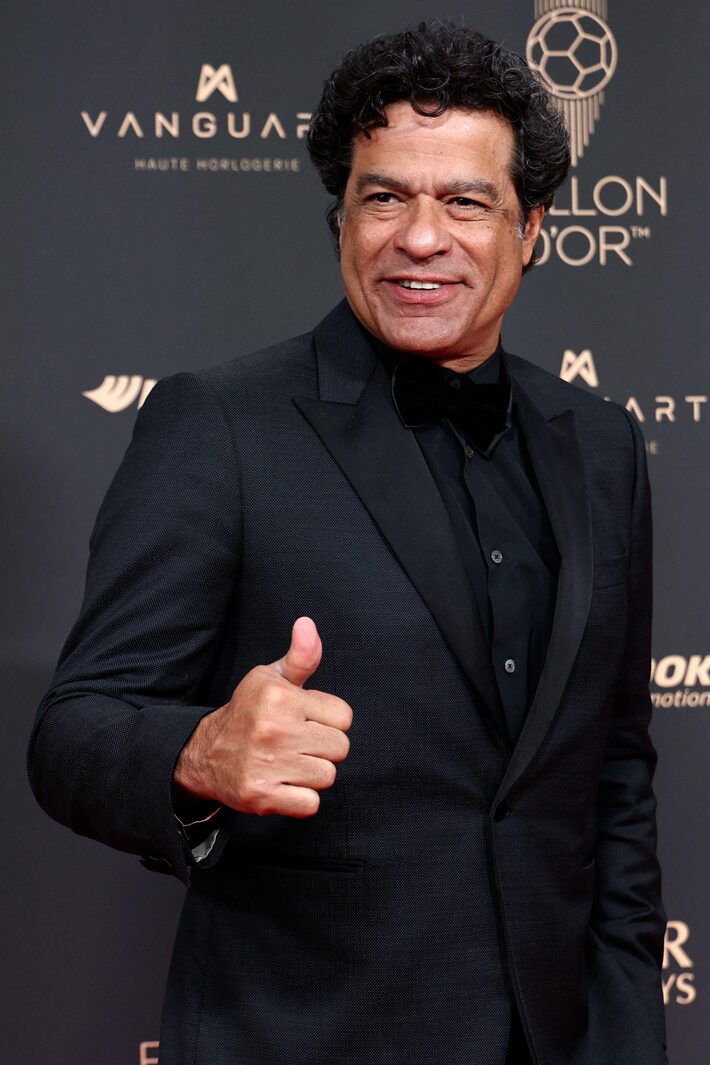 Brasileiro Raí na cerimônia da Bola de Ouro em Paris Foto: Franck Fife/AFP