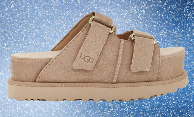 UGG's Goldenstar Hi Slide platform sandal is on sale, but