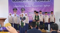 Pengawasan Kesehatan Santri, Pesantren Baitul Anshor Jadi Pilot Project Pos Kesehatan