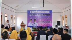 Gerakan Aksi Bergizi dan Deklarasi Poskestren Baitul Anshor untuk Pesantren Sehat di Cimahi